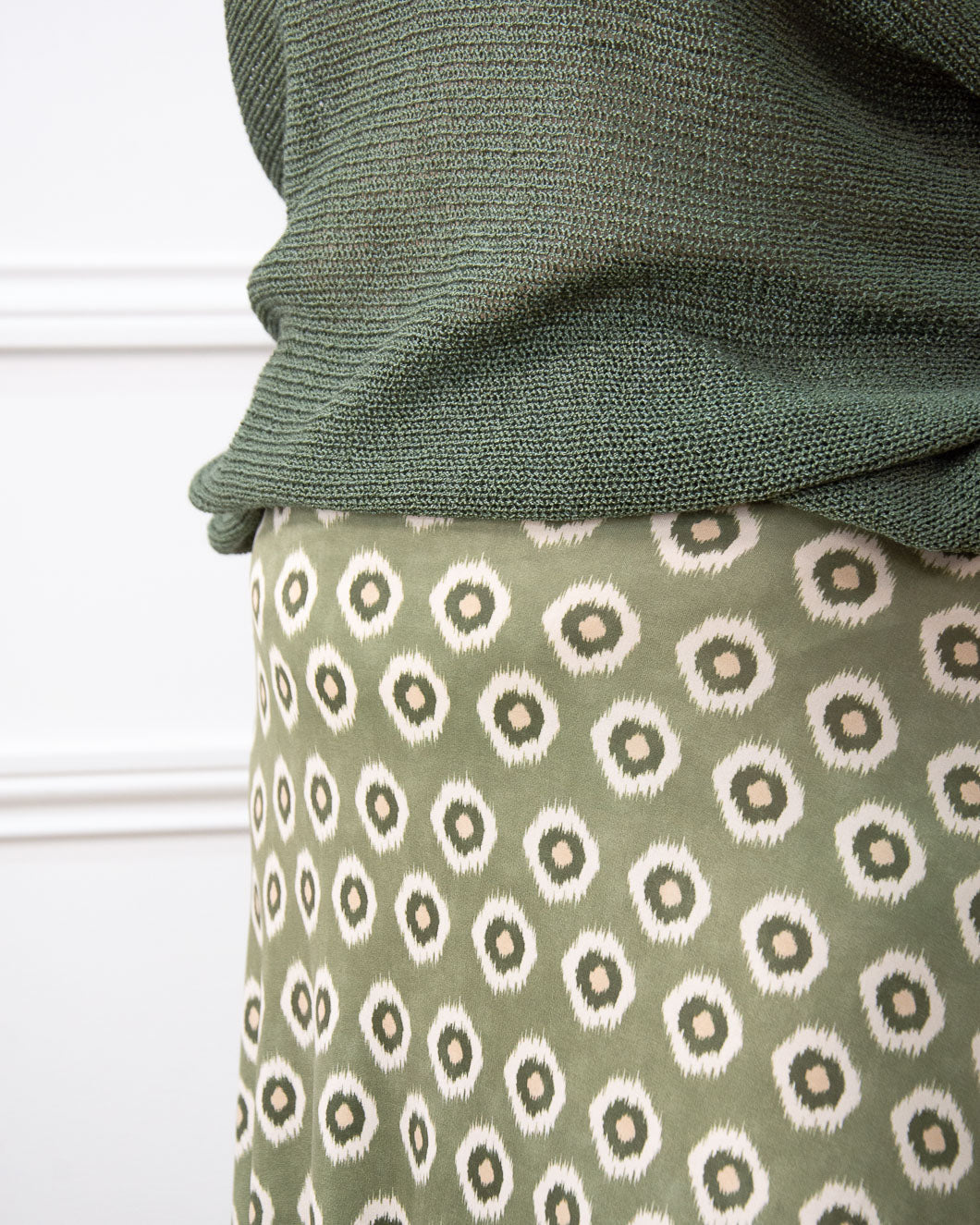 FALDA BRISA VERDE KAKI