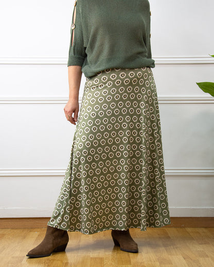 FALDA BRISA VERDE KAKI