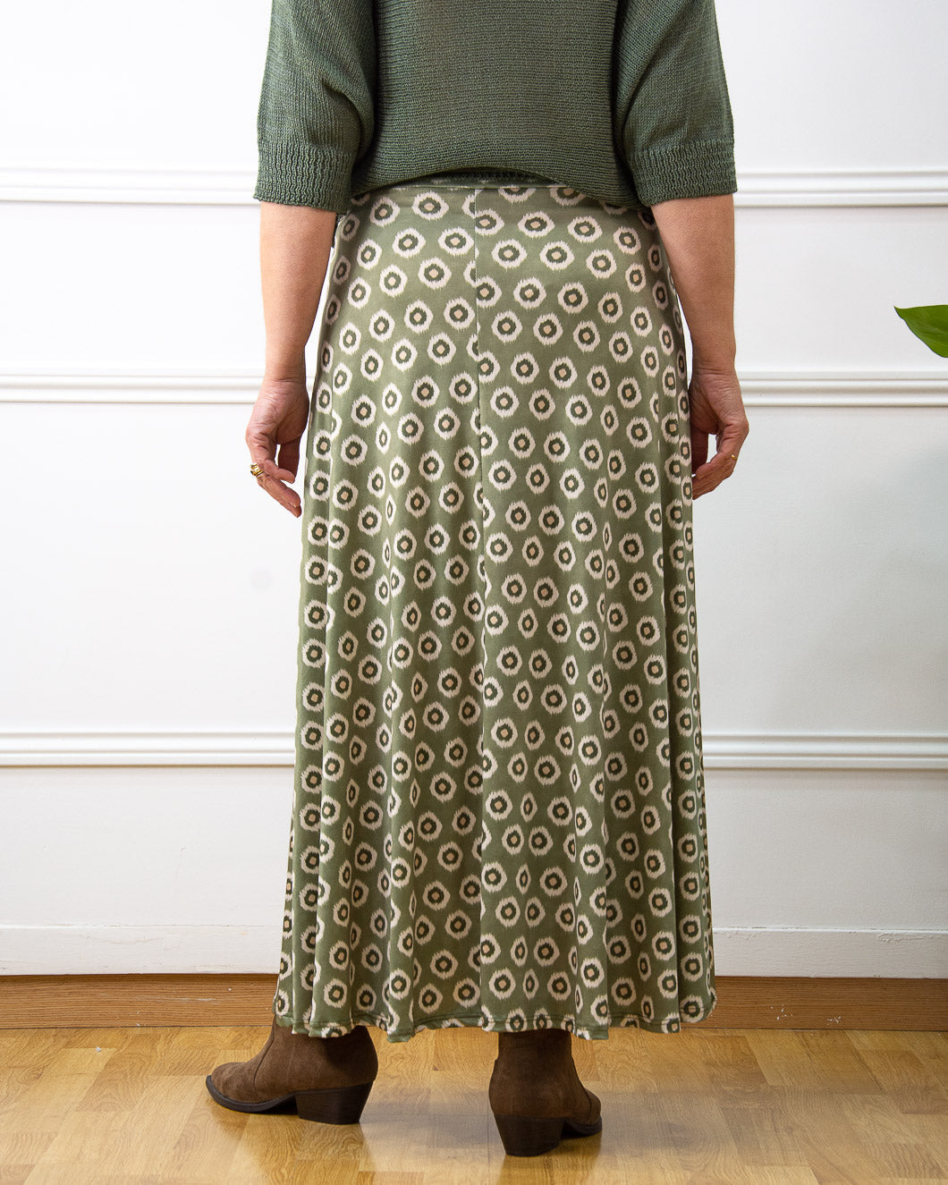FALDA BRISA VERDE KAKI