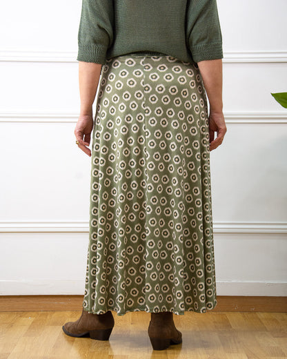 FALDA BRISA VERDE KAKI
