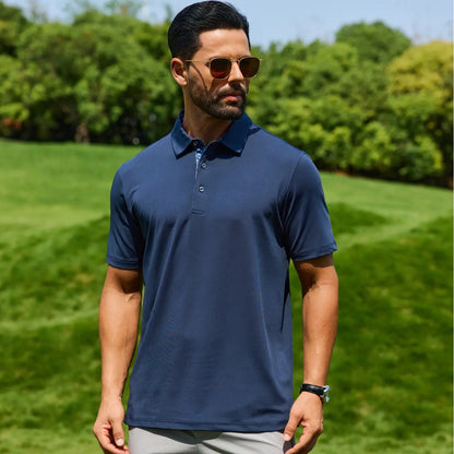 3-Pack Men's Polo Shirts – Comfortable Short Sleeve Casual Fit，Soft Breathable Cotton,  Classic Collared Polo Shirts for Work, Golf, Travel & Everyday Wear